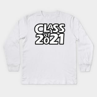 Grad Class of 2021 Kids Long Sleeve T-Shirt